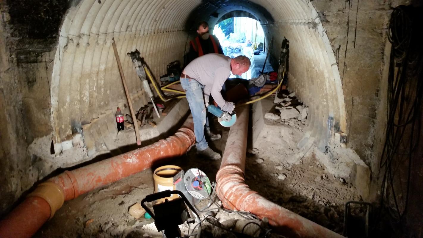 Galeria REABILITAÇÃO DE GALERIA DE ÁGUAS PLUVIAIS E SANEAMENTO - CELLE, ALEMANHA