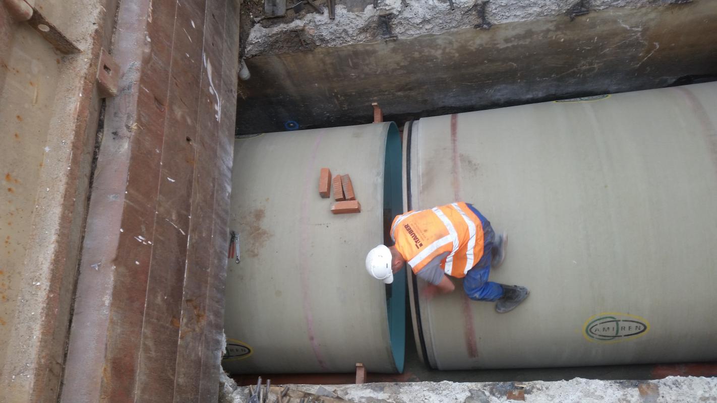 Galeria REABILITAÇÃO DE GALERIA DE ÁGUAS PLUVIAIS E SANEAMENTO - CELLE, ALEMANHA